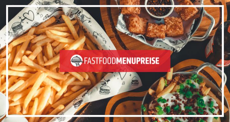 Fast Food Menu Preise